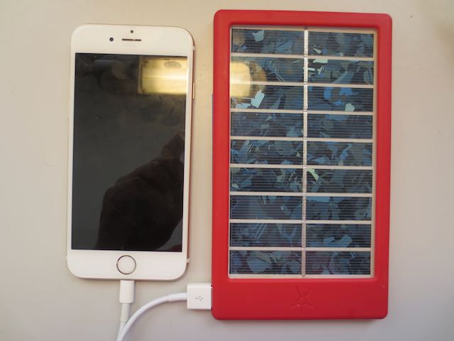 External solar panel